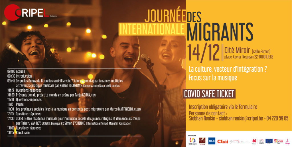 EXPOSITION dans le cadre de la Journée Internationale des Migrants – CRIPEL